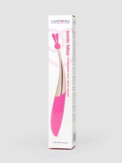 Lovehoney Sonic Bliss Rechargeable Sonic Clitoral Vibrator -Online Sex toys shop 84537 a47127 pink 006
