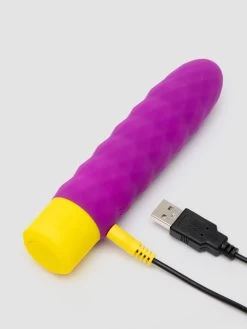 ROMP Beat Rechargeable Textured Classic Vibrator -Online Sex toys shop 84539 a47129 purple 002