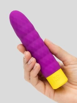 ROMP Beat Rechargeable Textured Classic Vibrator -Online Sex toys shop 84539 a47129 purple 003