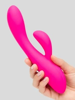 Lovehoney Dream Rabbit Rechargeable Silicone Warming Vibrator -Online Sex toys shop 84566 a47148 pink 002