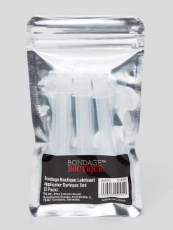Bondage Boutique Lubricant Applicator Syringes 0.2 Fl Oz (3 Count) -Online Sex toys shop 84570 003