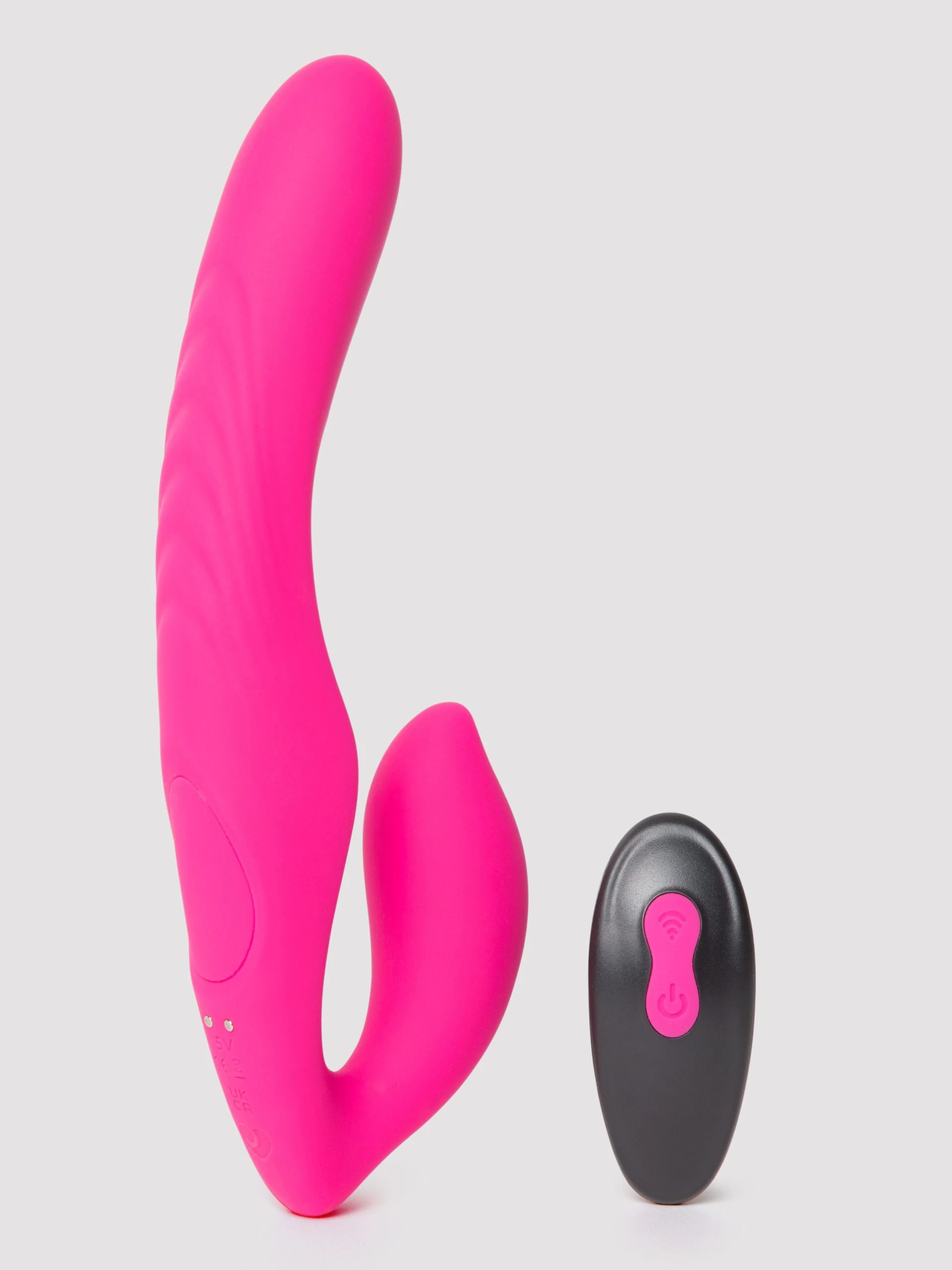 Lovehoney Double Down Rechargeable Remote Control Vibrating Strapless Strap-On 3 Lovehoney Double Down Rechargeable Remote Control Vibrating Strapless Strap-On