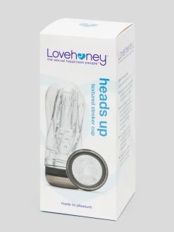 Lovehoney Heads Up Clear Textured Stroker Cup -Online Sex toys shop 84670 a47212 clear 005