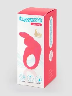Happy Rabbit Rechargeable Silicone Rabbit Cock Ring Pink -Online Sex toys shop 84680 a45585 pink 004