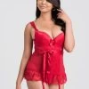 Lovehoney Moonlight Desire Red Satin Crotchless Basque Set 2 Lovehoney Moonlight Desire Red Satin Crotchless Basque Set -Online Sex toys shop 84737 a47275 red regular 000
