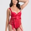Lovehoney Moonlight Desire Red Satin Crotchless Teddy -Online Sex toys shop 84749 a47279 red regular 000