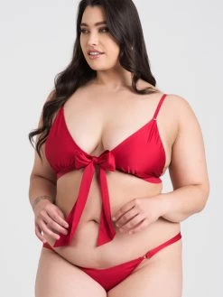 Lovehoney Plus Size Unwrap Me Red Satin Bra Gift Set -Online Sex toys shop 84810 a47306 red x size 004