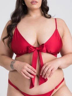 Lovehoney Plus Size Unwrap Me Red Satin Bra Gift Set -Online Sex toys shop 84810 a47306 red x size 005