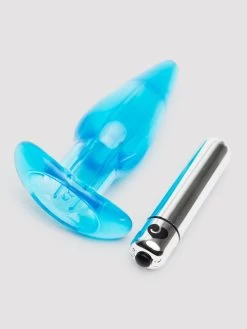 BASICS Vibrating Butt Plug 4.5 Inches -Online Sex toys shop 84957 a47417 blue 002