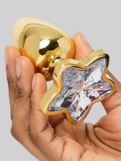 Lovehoney Star Power Jeweled Metal Butt Plug Set (3 Piece) -Online Sex toys shop 84985 a47437 gold 003