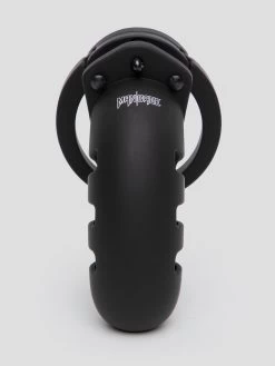 Man Cage Medium Silicone Chastity Cage 4.5 Inch 10 Man Cage Medium Silicone Chastity Cage 4.5 Inch -Online Sex toys shop 85019 a47468 black 002