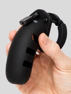 Man Cage Medium Silicone Chastity Cage 4.5 Inch 11 Man Cage Medium Silicone Chastity Cage 4.5 Inch -Online Sex toys shop 85019 a47468 black 003