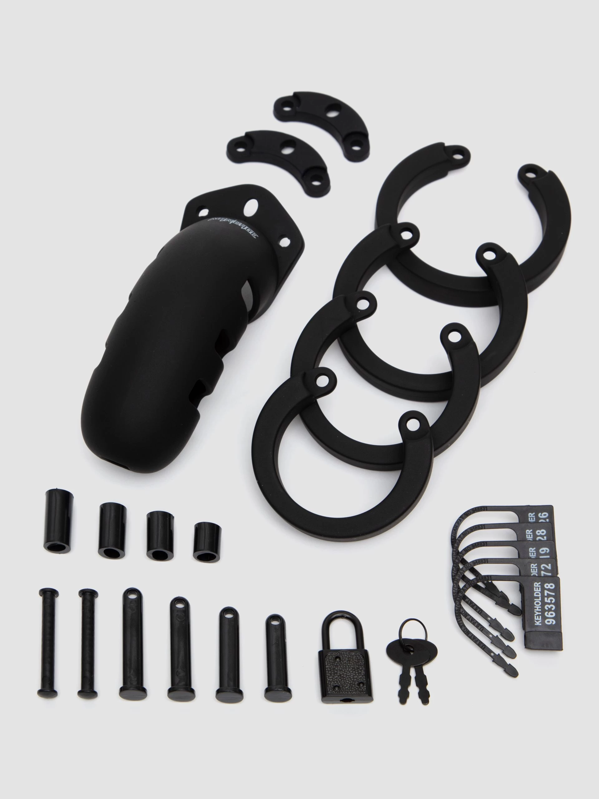 Man Cage Medium Silicone Chastity Cage 4.5 Inch 7 Man Cage Medium Silicone Chastity Cage 4.5 Inch - Image 5