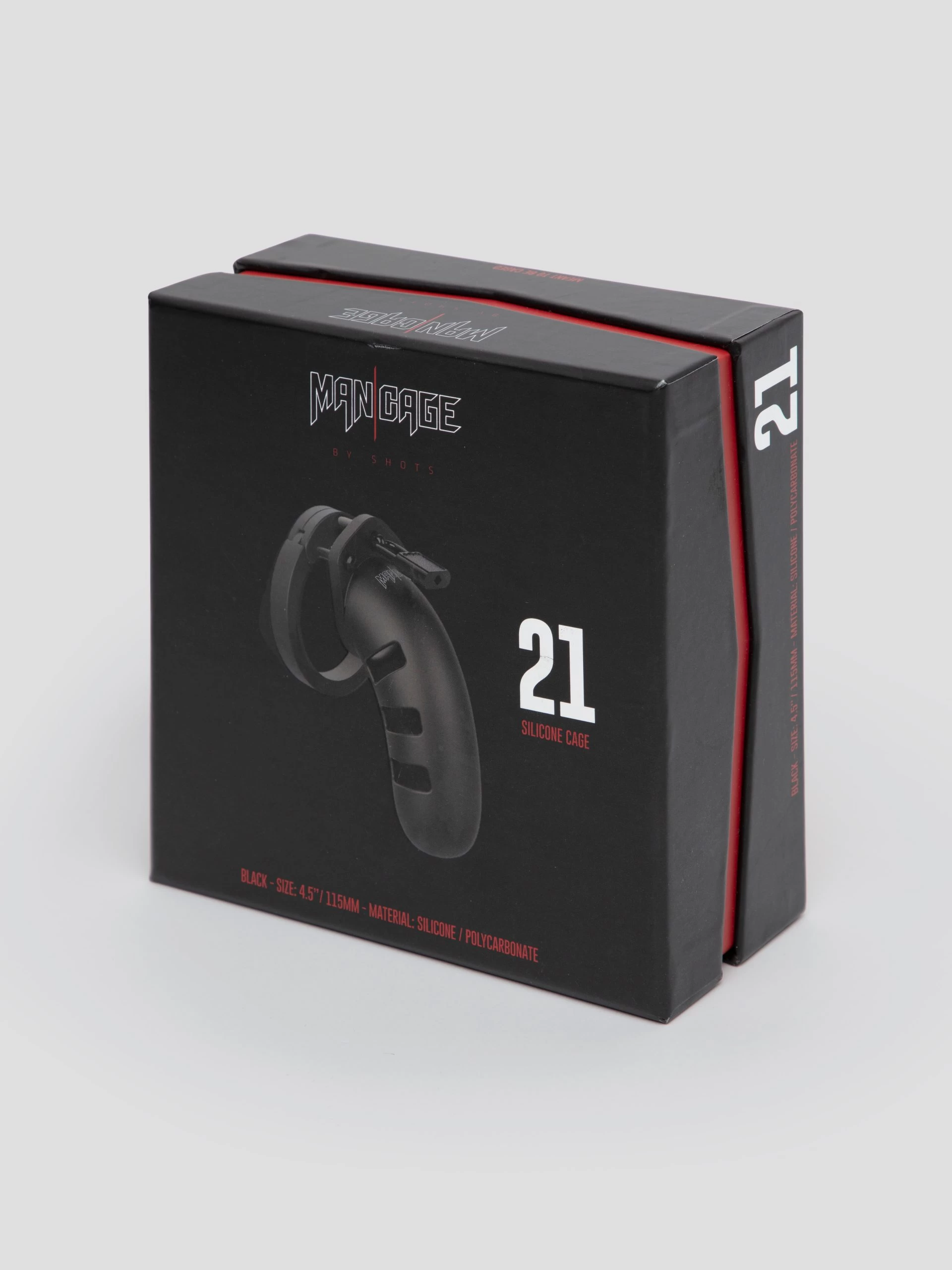 Man Cage Medium Silicone Chastity Cage 4.5 Inch 8 Man Cage Medium Silicone Chastity Cage 4.5 Inch - Image 6