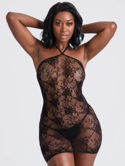 Lovehoney Treasure Chest Black Lace Mini Dress 7 Lovehoney Treasure Chest Black Lace Mini Dress -Online Sex toys shop 85047 a47486 black regular 001