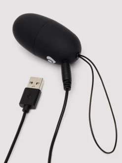 Lovehoney Secret Agent Rechargeable Remote Control Love Egg -Online Sex toys shop 85067 a47502 black 002