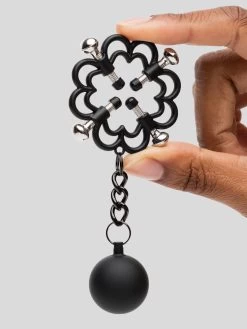 4-Point Adjustable Weighted Nipple Press 8 4-Point Adjustable Weighted Nipple Press -Online Sex toys shop 85157 a47582 black 002