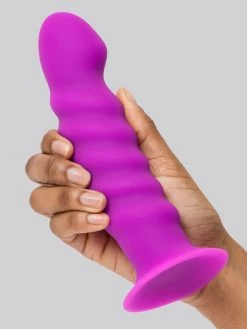 Lovehoney Sweet Swirl Silicone Dildo 7.5 Inch -Online Sex toys shop 85160 a47585 purple 003
