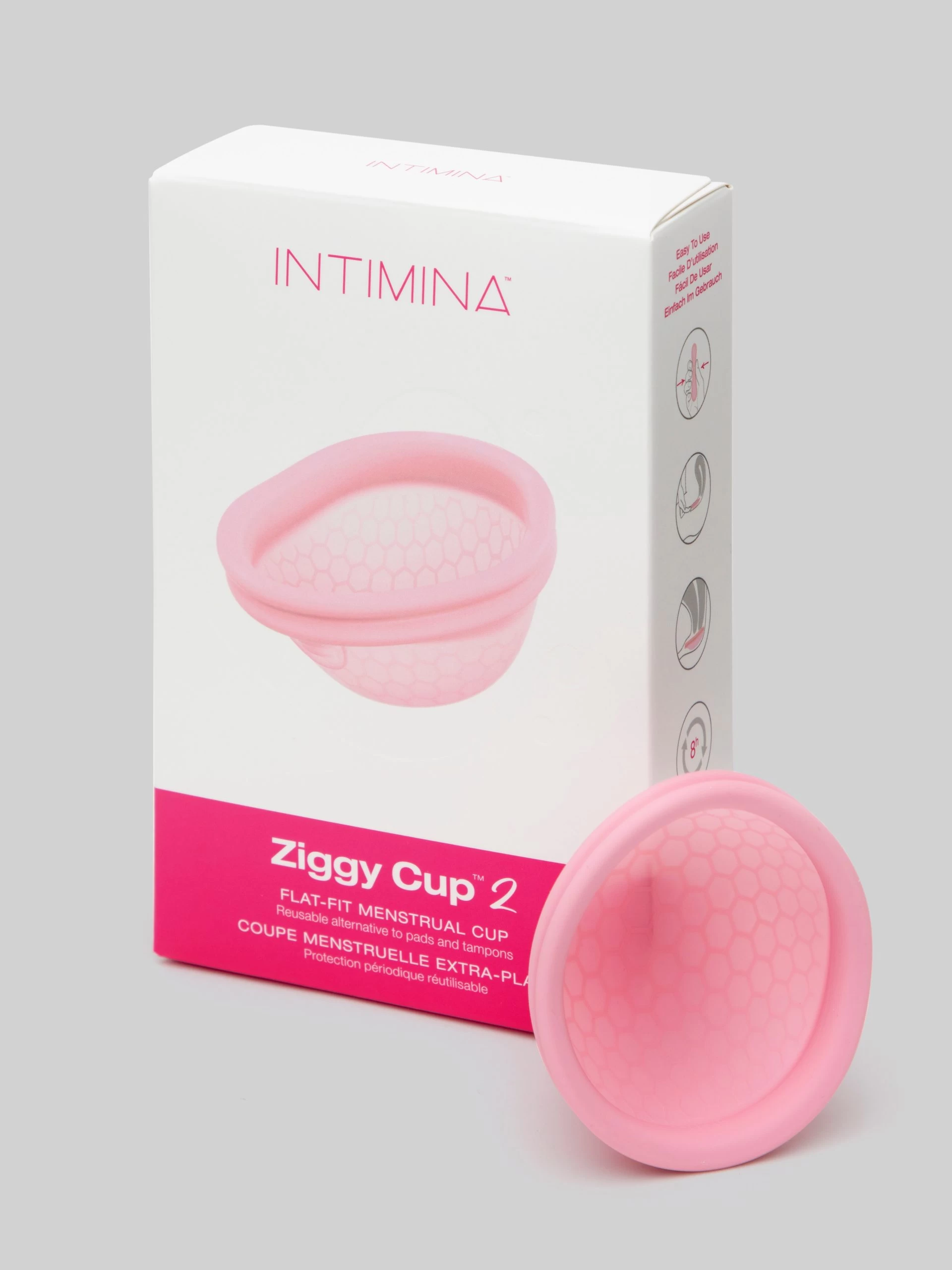 Intimina Ziggy 2 Flat-Fit Menstrual Cup A 4 Intimina Ziggy 2 Flat-Fit Menstrual Cup A - Image 2
