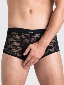 LHM Black Lace Boxer Shorts