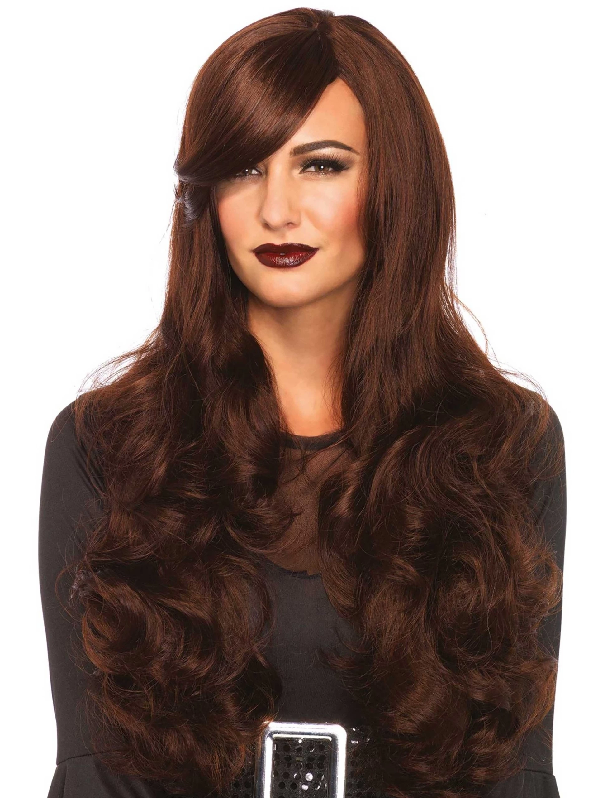 Leg Avenue Brunette Long Wavy Wig 3 Leg Avenue Brunette Long Wavy Wig