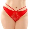 Fantasy Lingerie Plus Size Bottoms Up Red Open Back Diamond Thong 2 Fantasy Lingerie Plus Size Bottoms Up Red Open Back Diamond Thong -Online Sex toys shop 85331 a47676 red x size 000