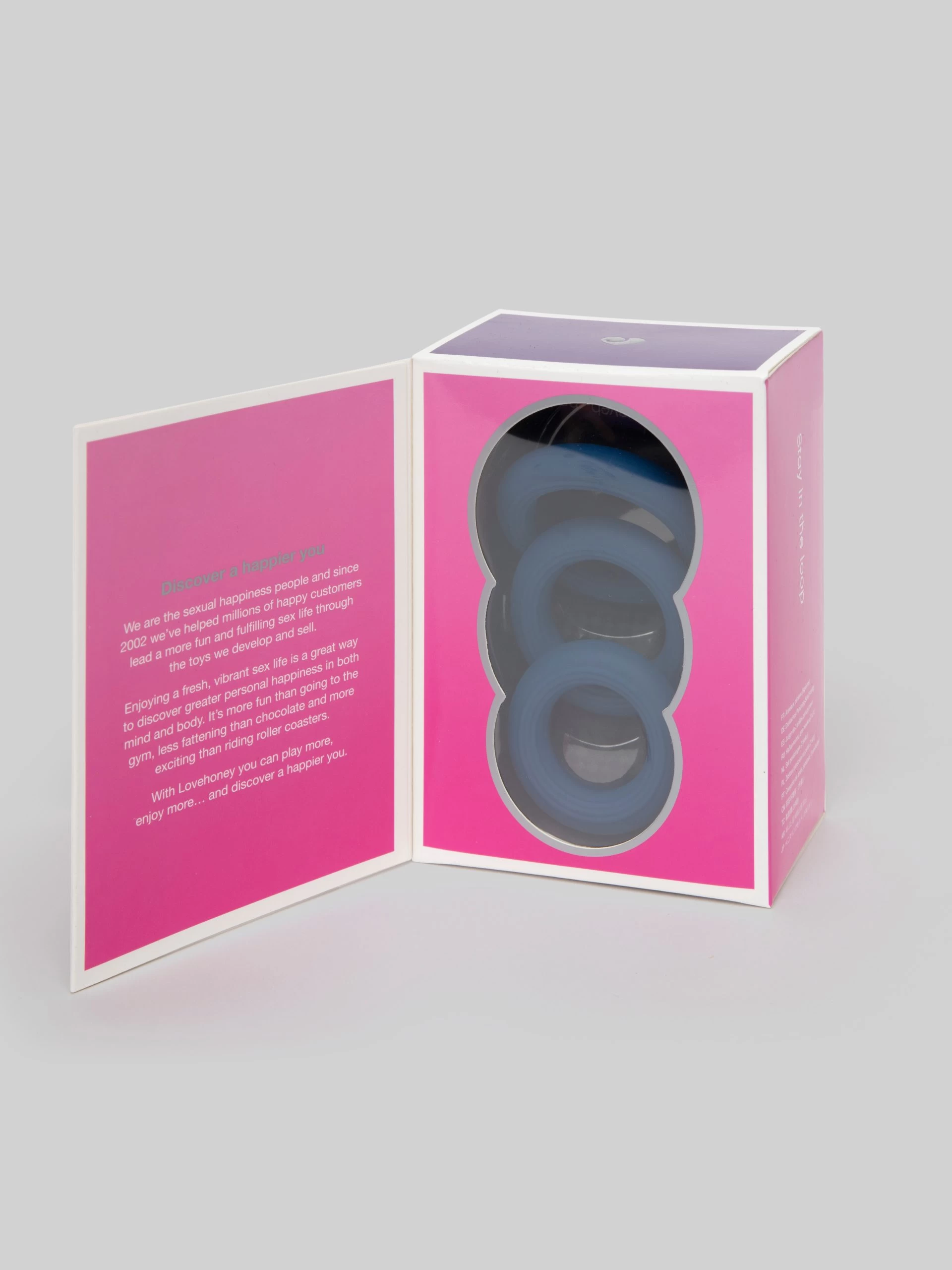 Lovehoney Ignite Silicone Love Ring Set (3 Piece) 10 Lovehoney Ignite Silicone Love Ring Set (3 Piece) - Image 8