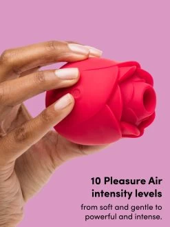 Lovehoney Mon Ami Pleasure Air Rose Clitoral Suction Stimulator -Online Sex toys shop 85438 a47778 red 001