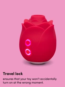 Lovehoney Mon Ami Pleasure Air Rose Clitoral Suction Stimulator -Online Sex toys shop 85438 a47778 red 003