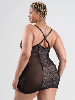 Lovehoney Plus Size Entice Me Black Lace Dress 8 Lovehoney Plus Size Entice Me Black Lace Dress -Online Sex toys shop 85556 a47868 black x size 002