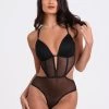 Lovehoney Secret Noir Sheer Spot Mesh Teddy 2 Lovehoney Secret Noir Sheer Spot Mesh Teddy -Online Sex toys shop 85578 a47878 black regular 000