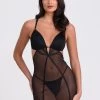 Lovehoney Secret Noir Sheer Spot Mesh Dress -Online Sex toys shop 85580 a47880 black regular 000