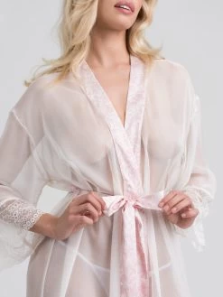 Lovehoney Vintage Romance Sheer Ivory Lace Robe -Online Sex toys shop 85592 a47886 ivory regular 002 1
