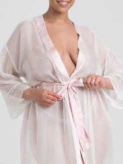 Lovehoney Plus Size Vintage Romance Sheer Ivory Lace Robe 10 Lovehoney Plus Size Vintage Romance Sheer Ivory Lace Robe -Online Sex toys shop 85593 a47886 ivory x size 003 1