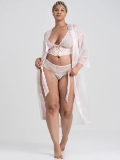 Lovehoney Plus Size Vintage Romance Sheer Ivory Lace Robe 11 Lovehoney Plus Size Vintage Romance Sheer Ivory Lace Robe -Online Sex toys shop 85593 a47886 ivory x size 004 1