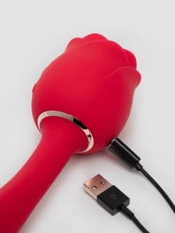 Lovehoney Floral Fantasy Rose Clitoral Suction Stimulator With G-Spot Vibrator 14 Lovehoney Floral Fantasy Rose Clitoral Suction Stimulator With G-Spot Vibrator -Online Sex toys shop 85612 a47900 red 004