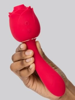 Lovehoney Floral Fantasy Rose Clitoral Suction Stimulator With G-Spot Vibrator 15 Lovehoney Floral Fantasy Rose Clitoral Suction Stimulator With G-Spot Vibrator -Online Sex toys shop 85612 a47900 red 005
