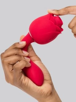 Lovehoney Floral Fantasy Rose Clitoral Suction Stimulator With G-Spot Vibrator 16 Lovehoney Floral Fantasy Rose Clitoral Suction Stimulator With G-Spot Vibrator -Online Sex toys shop 85612 a47900 red 006
