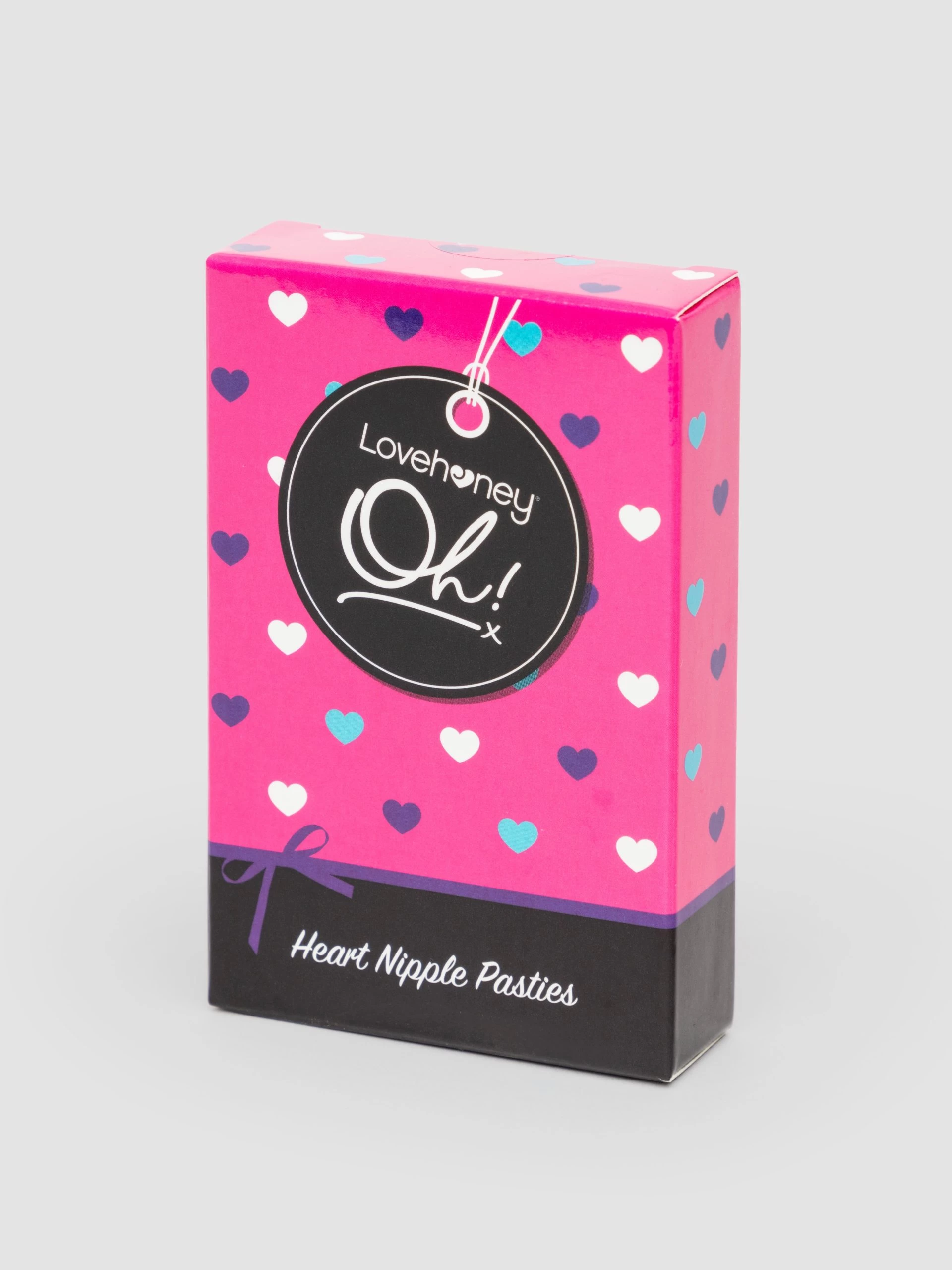 Lovehoney Oh! Black Heart Shaped Nipple Pasties 5 Lovehoney Oh! Black Heart Shaped Nipple Pasties - Image 3