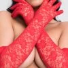 Lovehoney Fantasy Red Elbow-Length Lace Gloves 2 Lovehoney Fantasy Red Elbow-Length Lace Gloves -Online Sex toys shop 85638 a39634 red regular 000