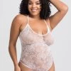 Lovehoney Plus Size White Crotchless Lace Spaghetti Strap Teddy -Online Sex toys shop 85645 a34590 white x size 000