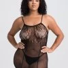 Lovehoney Plus Size Black Fishnet And Lace Mini Dress 2 Lovehoney Plus Size Black Fishnet And Lace Mini Dress -Online Sex toys shop 85649 a32663 black x size 000