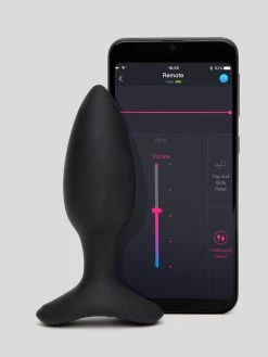 Lovense Hush 2 Small App Controlled Rechargeable Vibrating Butt Plug 4 Inch