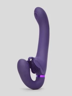 Shots Toys Vive SATU Rechargeable Pulsing Strapless Strap-On With Clitoral Stimulation