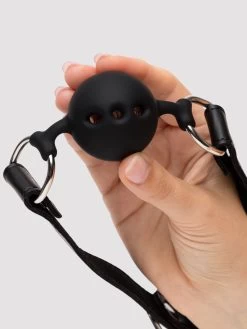 Bondage Boutique Silicone Ball Gag Training System -Online Sex toys shop 85722 a48010 black 003