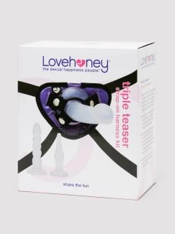 Lovehoney Triple Teaser Strap-On Kit (4 Piece) 15 Lovehoney Triple Teaser Strap-On Kit (4 Piece) -Online Sex toys shop 85724 a48012 clear 006