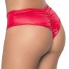 Mapale Wet Look Red High Waist Ruched Thong -Online Sex toys shop 85760 a44786 red regular 000
