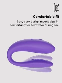We-Vibe Sync Go App Controlled Rechargeable Clitoral And G-Spot Vibrator 13 We-Vibe Sync Go App Controlled Rechargeable Clitoral And G-Spot Vibrator -Online Sex toys shop 85837 a48106 purple 002