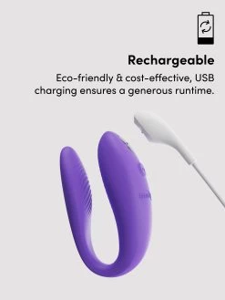 We-Vibe Sync Go App Controlled Rechargeable Clitoral And G-Spot Vibrator 18 We-Vibe Sync Go App Controlled Rechargeable Clitoral And G-Spot Vibrator -Online Sex toys shop 85837 a48106 purple 007