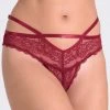 Lovehoney Late Night Liaison Wine Crotchless Brazilian Panties -Online Sex toys shop 85843 a48112 wine regular 000